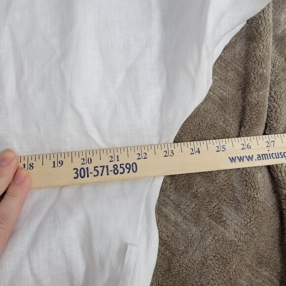 White Resort Midi Dress with V-Neck and Dolman Sleeves - Picture 13 of 13